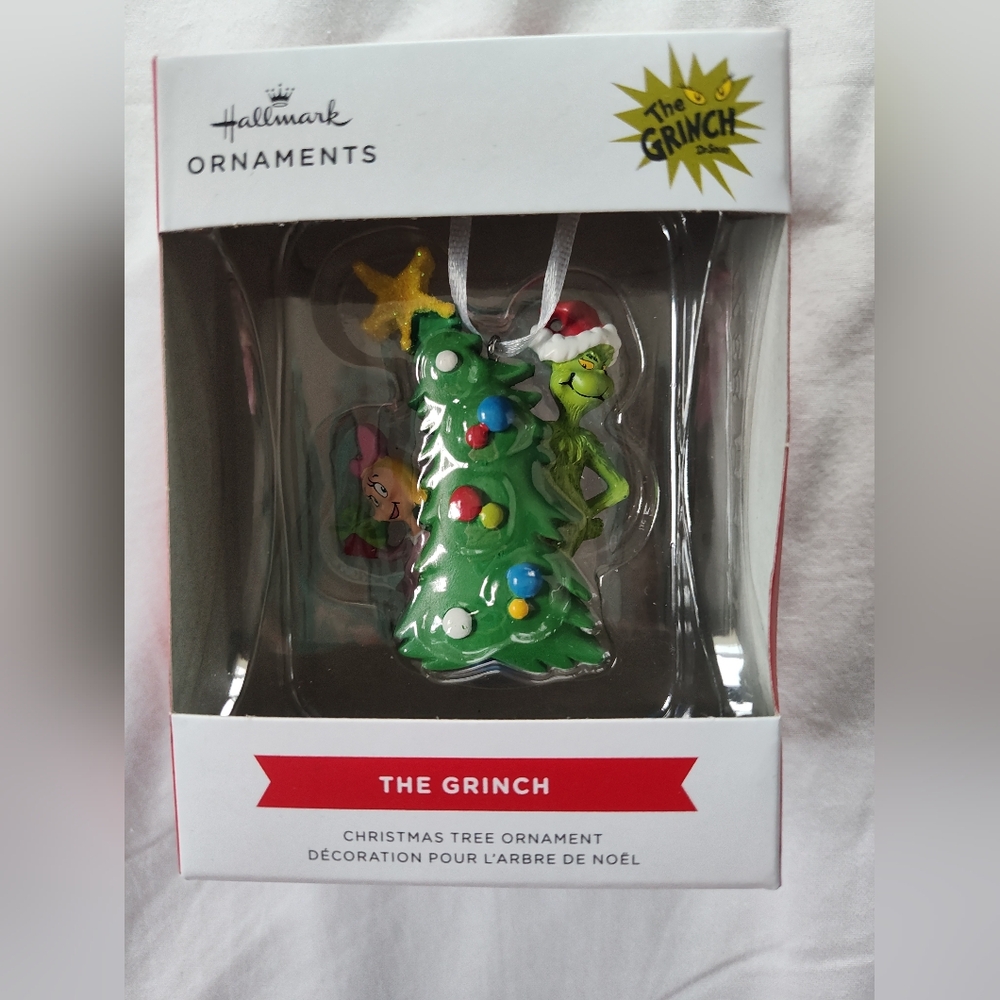 "The Grinch" Dr. Seuss Hallmark (NWT) Christmas Tree Ornament